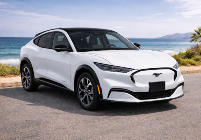 Ford Mustang Mach-E (White-Black Roof)